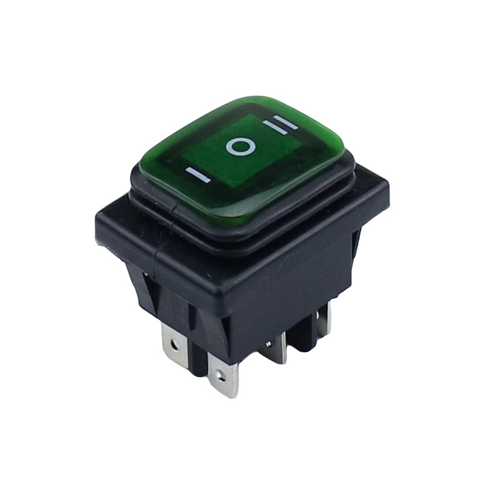 1Pcs Waterproof 6Pin Rocker Switch 3 Position Locking ON-OFF-ON DSDT 16A/250V/ 20A 125V RL2