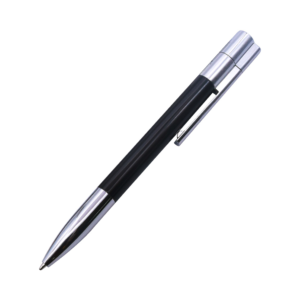 Balpen USB flash drive128GB pen drives 64GB Creatieve Business Waterdichte Pendrive 32GB Memory Stick 16GB Schijf: WIT / 128 GB