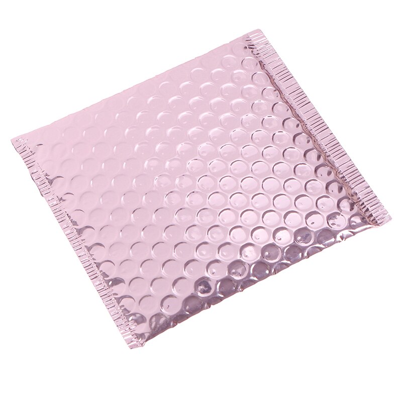 10pcs Rose Gold Bubble Envelop/Rose Gold Foil Bubble Mailer for Packaging & Wedding Favor Bag&Mailing Envelopes