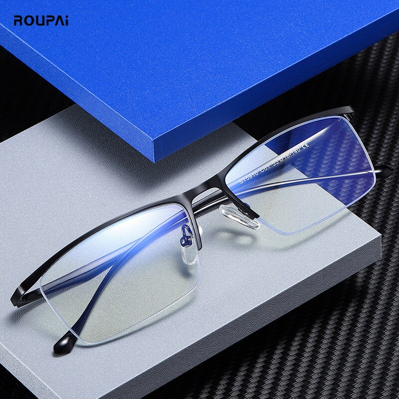 Roupai Blauw Licht Glazen Voor Mannen Computer Gaming Straling Ray Blauw Blokkeren Bril Blocker Bril Lentes Para Computadora