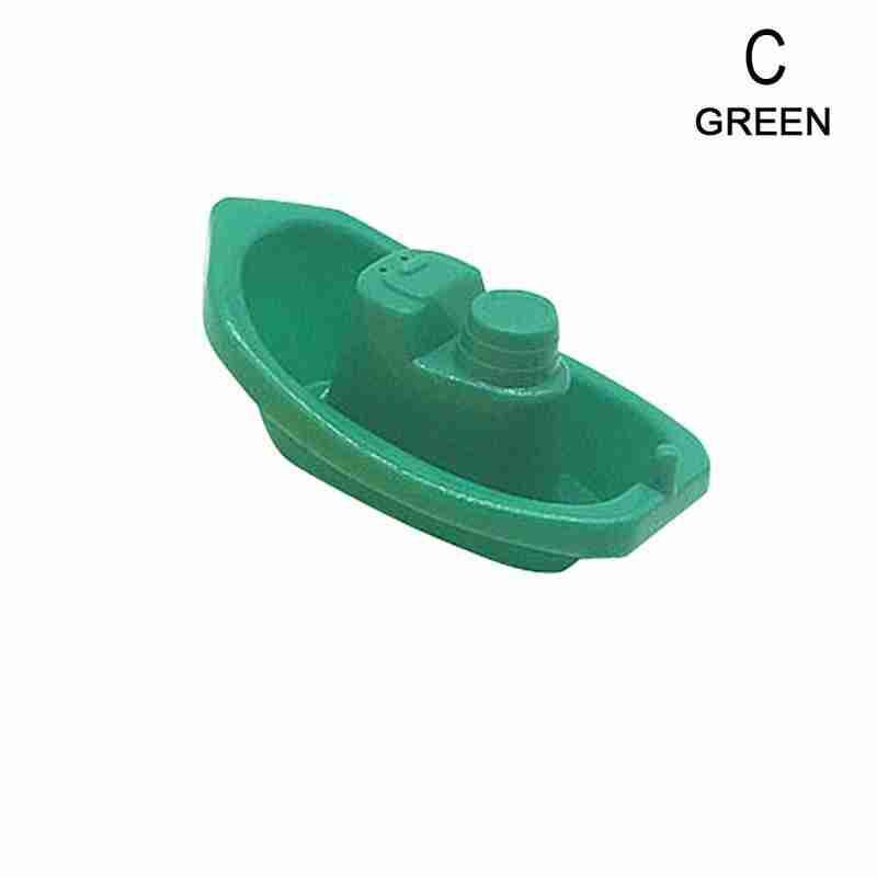1 stk babybad lekevann leketøy plast flytende båt leke baby bade strand flytende skip leke baby pedagogisk badeleke: Grønn