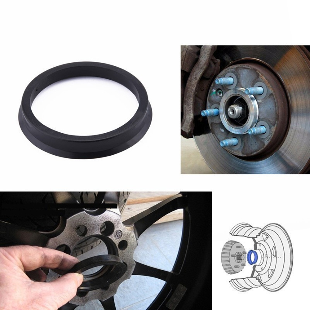 4 Teile/satz Automotive Auto Kunststoff Rad Hub Centric Ringe Zentrum Hubrings Bohrung 73,1-57,1 66,6-57,1