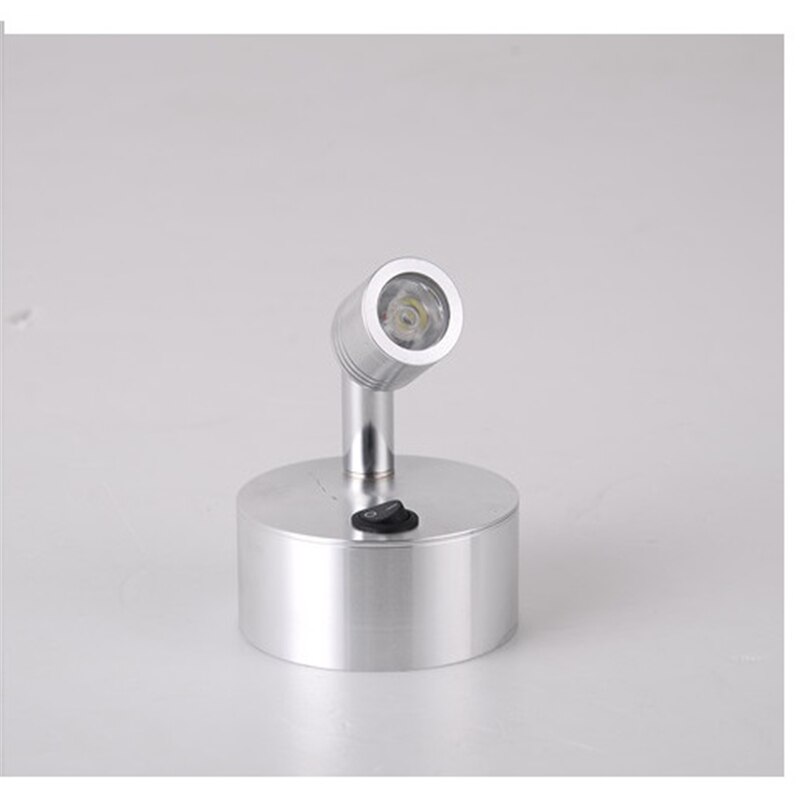 1 W AAA batterij led spot lamp, wireless display spot light, kast power gratis bruiloft achtergrond licht, batterij kast lamp