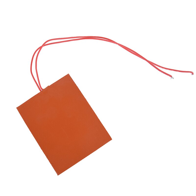 80x100mm 12V DC 20W Silicone Heated Bed Heating Pad Flexible Waterproof For 3D Printer Parts Electric Heating Pads