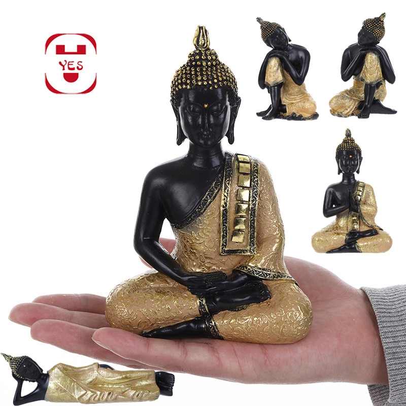 Südostasien Harz Buddha Statue Hindu Buddhismus dekoration emple Yoga Buddha Figur Meditation Indien Religiöse Wohnkultur