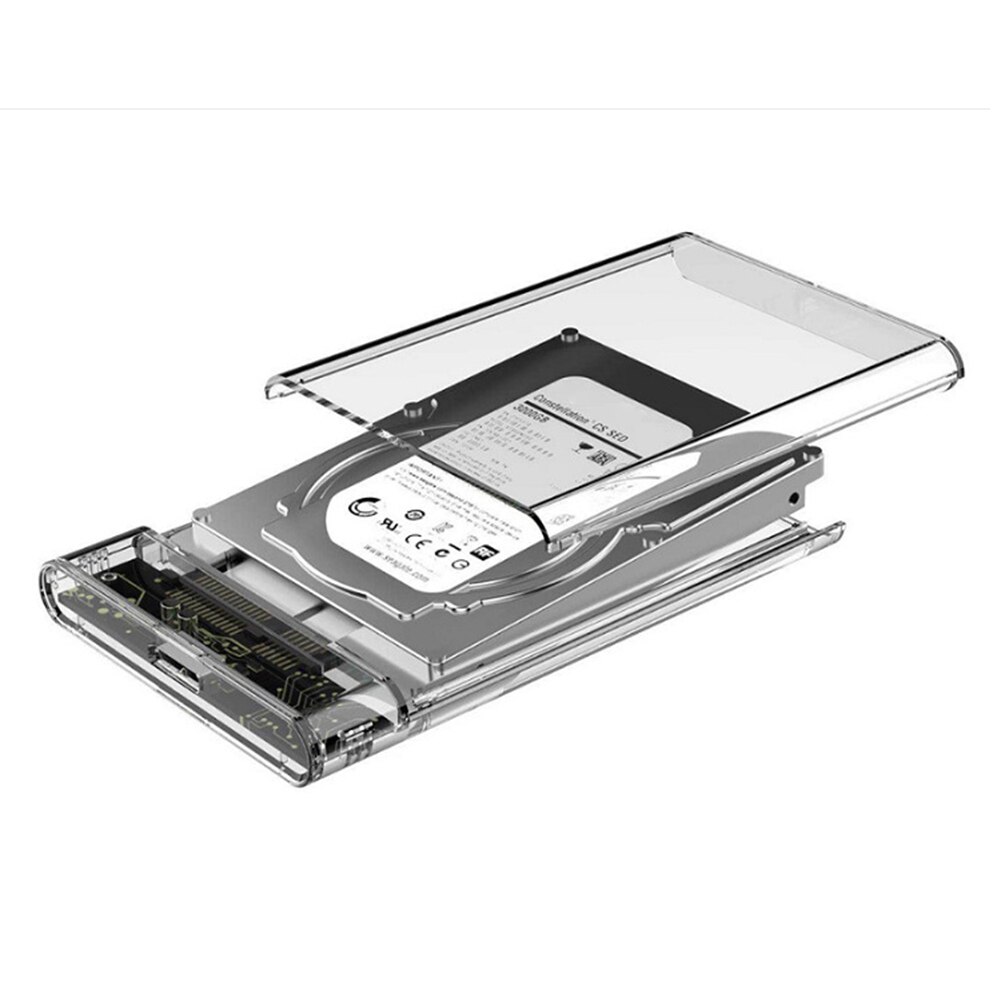 2.5 Inch External Hard Drive USB 3.0 Enclosure SATA To Transparent Portable Hard Disk Adapter For HDD And SSD Support 4TB UASP