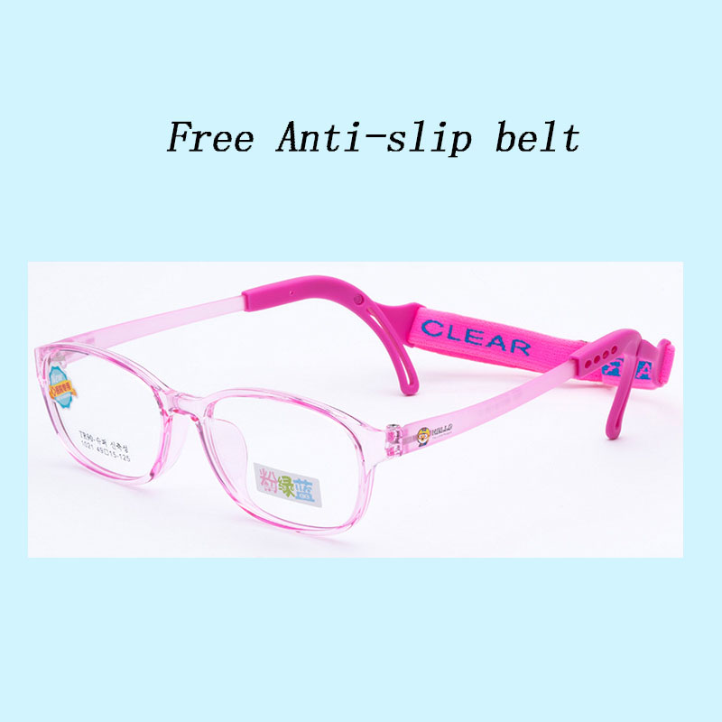 Children Girl Boy Silica gel Eyeglasses Optical Reading Spectacle Eye Glass Frame Elastic Glasses Oculos De Grau Feminio 1021-38