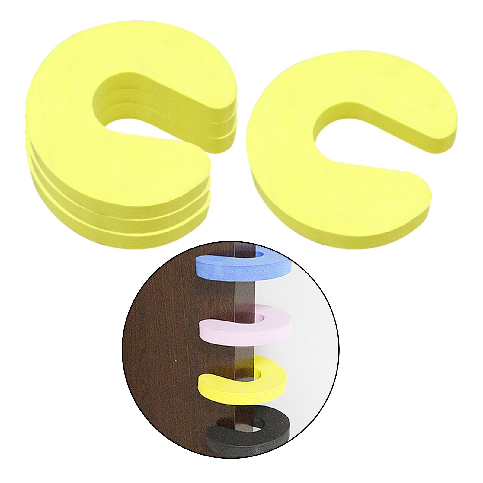 Soft Door Stopper Pinch Guard for Baby Finger Protector Baby Children Infant Child Proof Door Stop Universal Door Slam Stopper