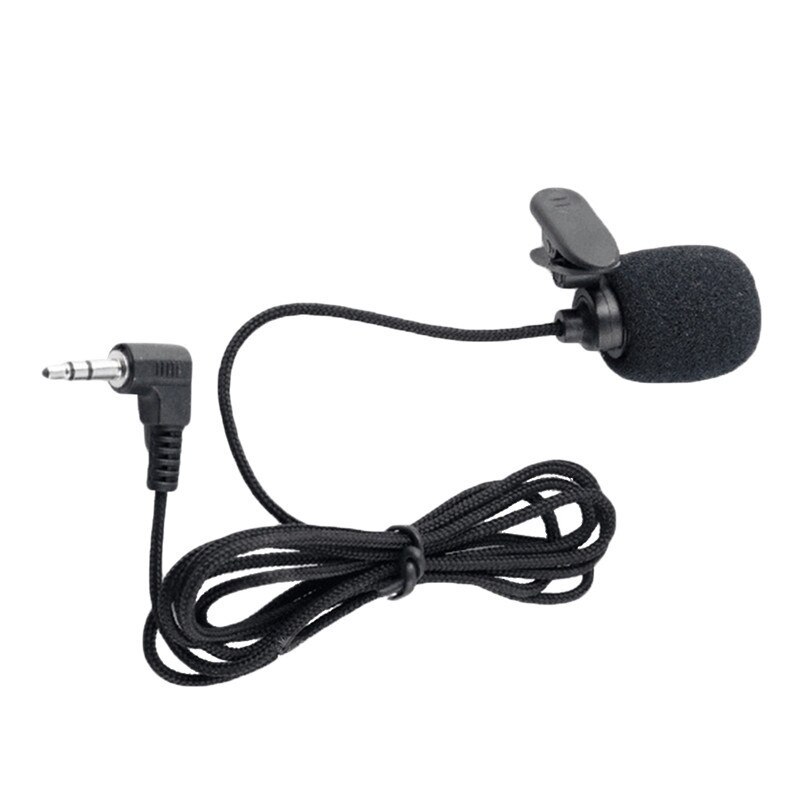 Universal Portable 3.5mm Mini Wired Headset Microphone Lavalier microphone for Lecture Teaching Conference Guide Studio Mic: Default Title