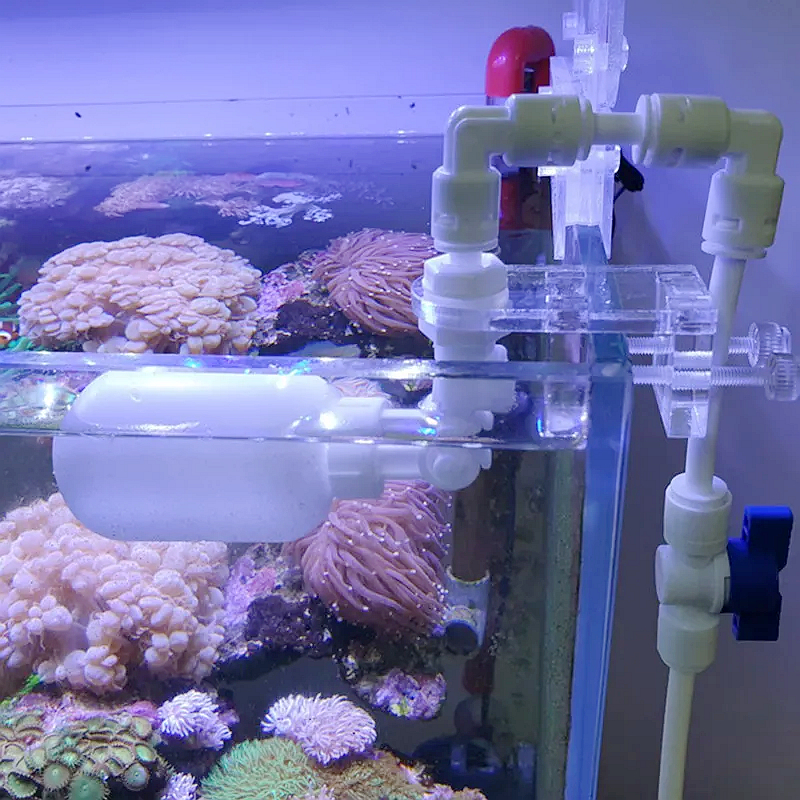 Support de Valve à flotteur à bille, 8 Types, support de serrage en verre pour Aquarium, Valve à flotteur pour Aquaculture, connexion, accessoire réglable