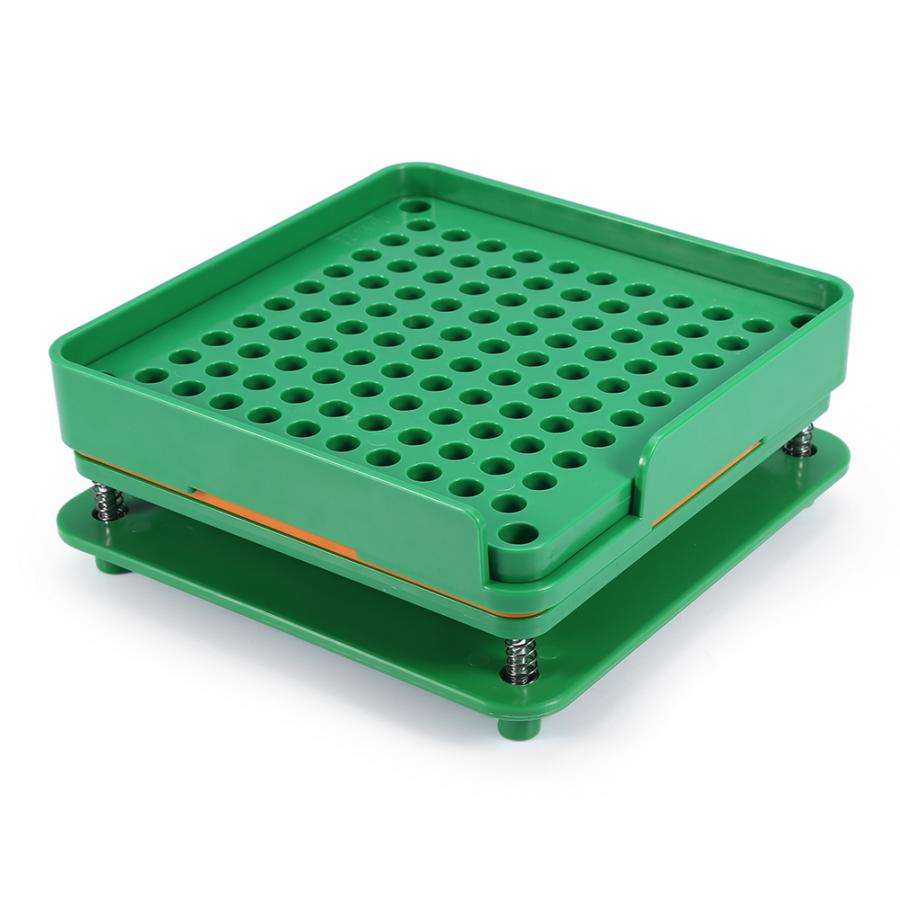 00# Empty Capsule Plates With Spreader Organizer Dispenser 100 Holes Powder Cosmetics Capsules Manual Filling
