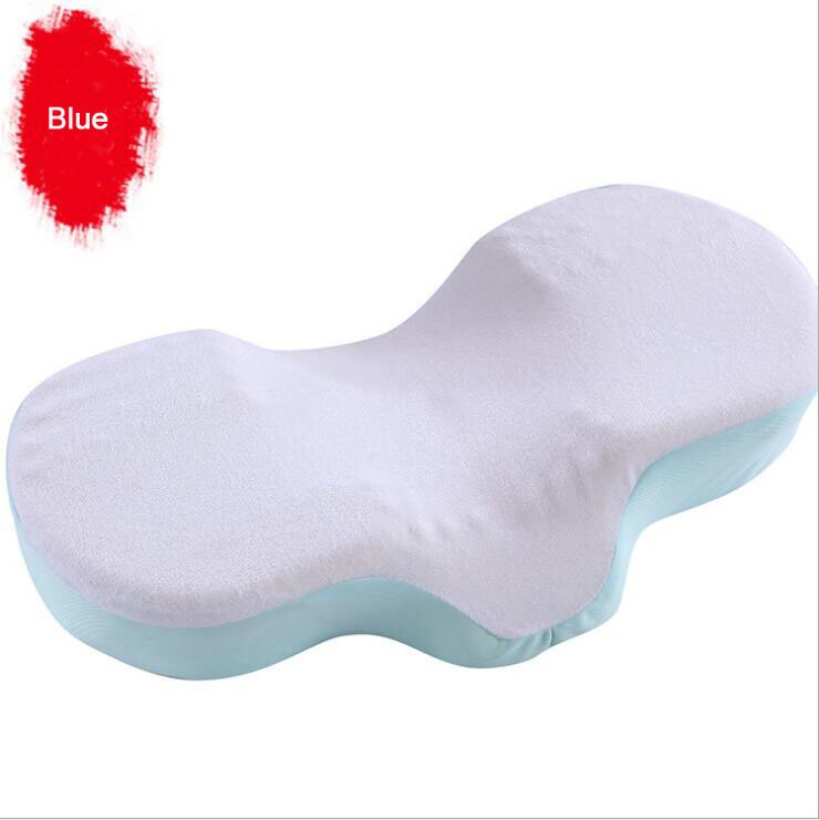 Memory Foam Anti Wrinkle Pillow Ergonomic Curve Improve Sleeping Pillows Perfect Concave Headrest Neck Support