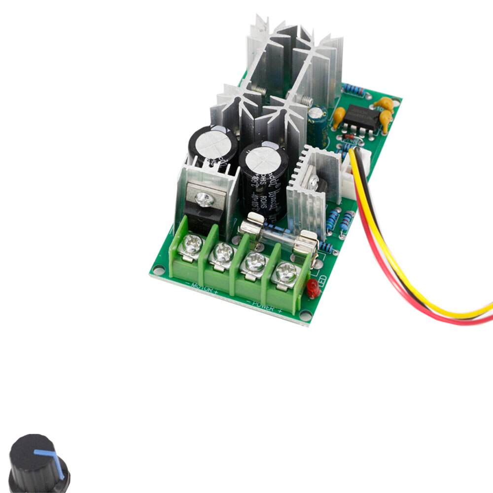DC 10-60V motor speed control PWM motor speed controller switch 20A current regulator high power rod module