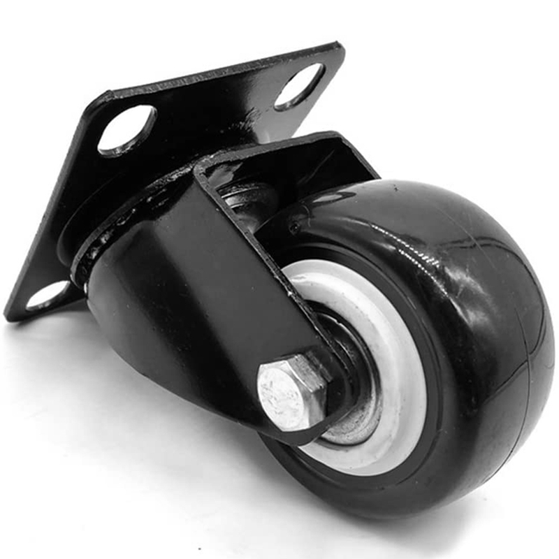 4 PCS Swivel Caster Wheels 2 Inch Small Casters Polyurethane Wheels Holds Total Capacity 300Lbs