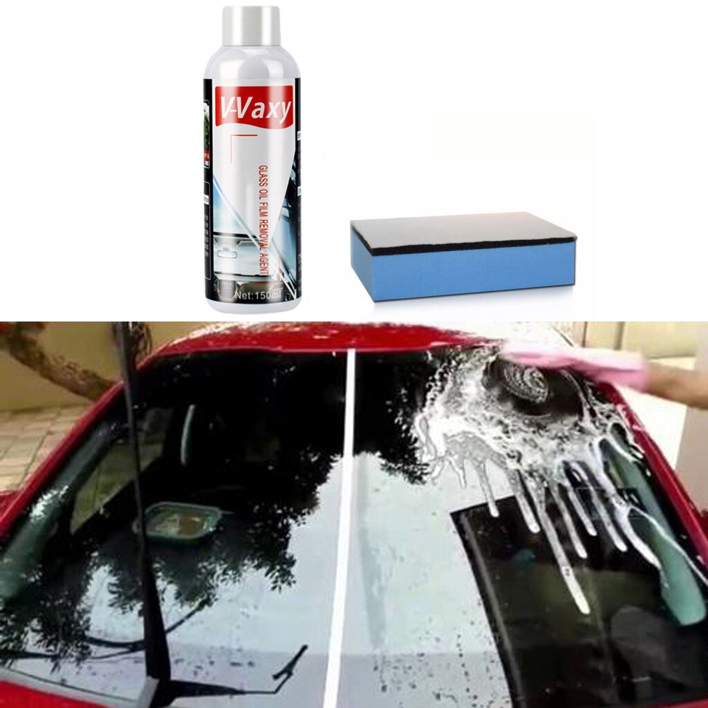 Filmfjerner 150 mlautomotive glasbelægningsmiddel regntæt middel glas regnmærke oliefilmfjerner