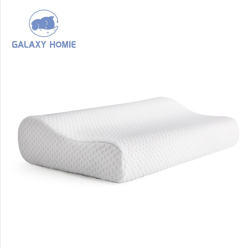 Small Memory Foam Slow Rebound Pillow Orthopedic For Neck Pain Health Care Cervical Neck Pillow cover Galaxy Homie 50x30x10/7.5