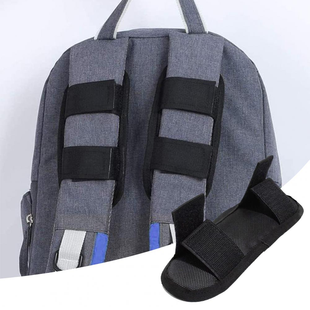 Almohadilla de hombro para bolsos, cojín con correa para bolso, mochila de lona, almohadilla para correa de hombro con cinta de sujeción desmontable para presión de uso