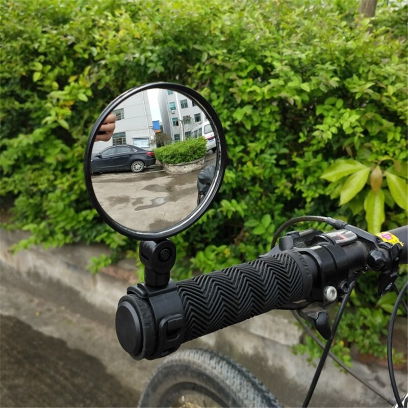 Fiets Achteruitkijkspiegel Stuur Spiegels Fietsen Achteruitrijcamera Mtb Bike Siliconen Handvat Achteruitkijkspiegel