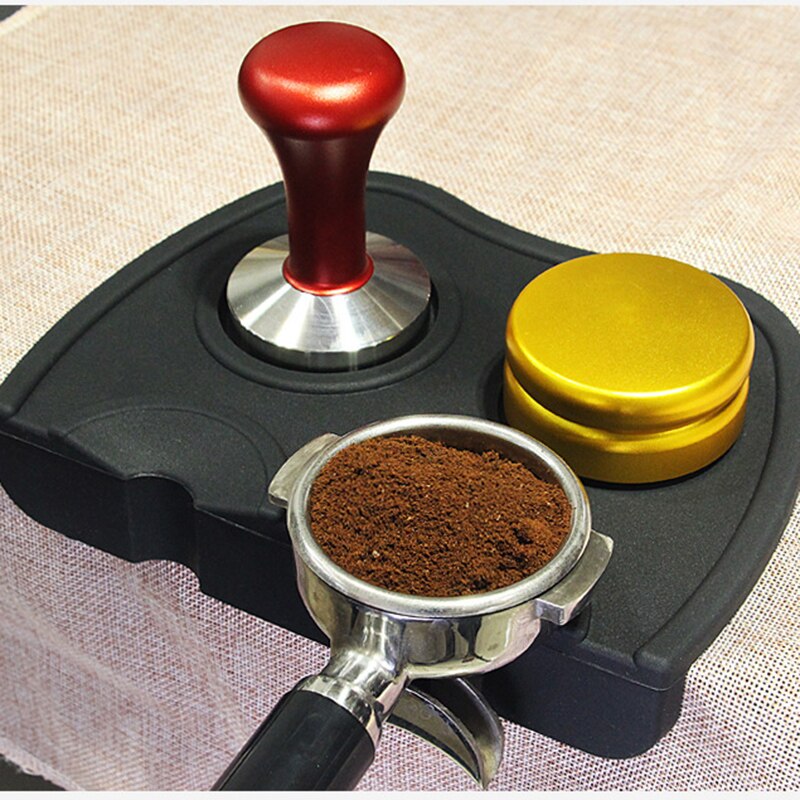 Barista Koffie Anti-Slip Mat Espresso Latte Art Pen Sabotage Aanstampen Houder Pad Coffeeware Stampers Koffie Grind Zachte Siliconen