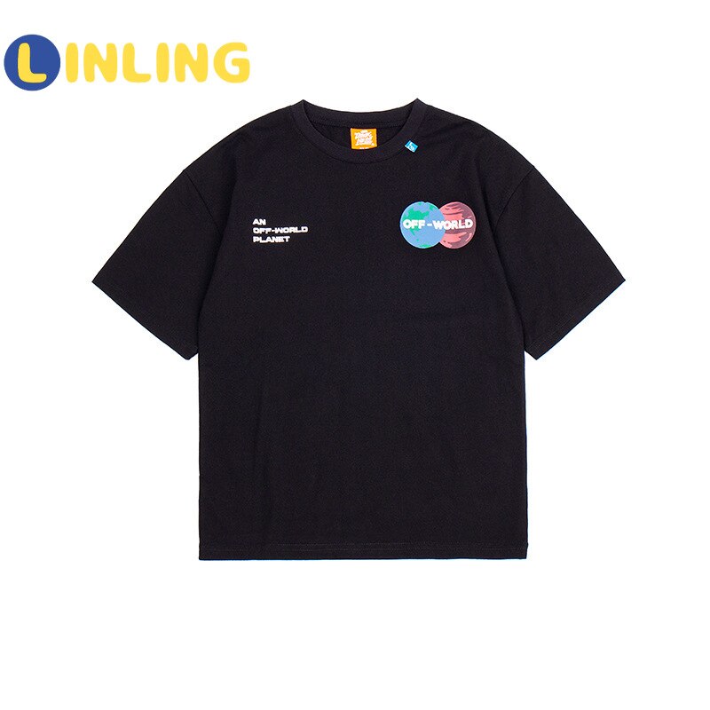 Linling Mode Katoen Kids Kostuum Cartoon Prints Kinderen T-shirt Zomer Zachte Katoenen Jongens T-shirt V241