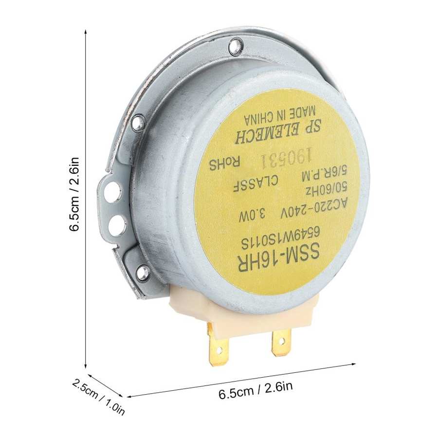 AC 220-240V Micro Turntable Synchronous Motor Fit for LG Microwave Oven Accessories Spares Parts