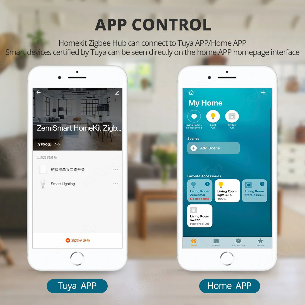 Dla Homekit Tuya Zigbee 3.0 Gateway Hub Smart Home Bridge Smart Life APP Bezprzewodowe zdalne sterowanie głosem Współpracuje z Alexa Google