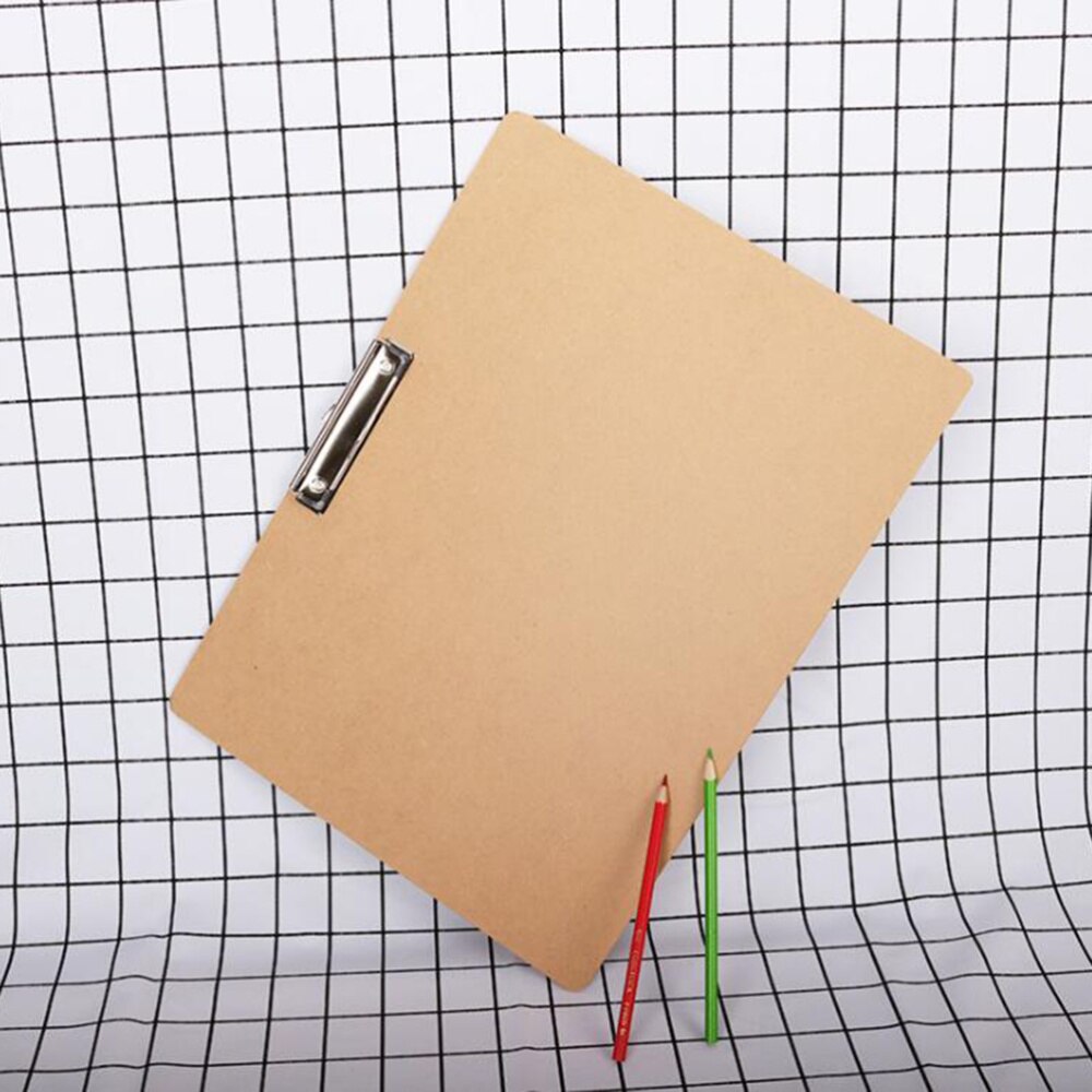 1pc a3 tamanho prático durável de madeira clipe placa de transferência horizontal placa de escrita para o escritório