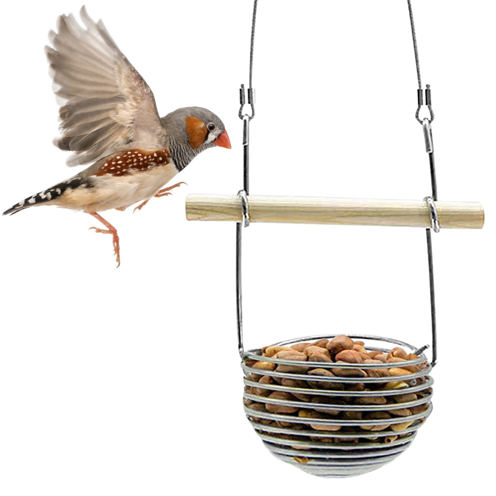 Outdoor Bird Feeder Durable Practical Hanging Feeding Tool