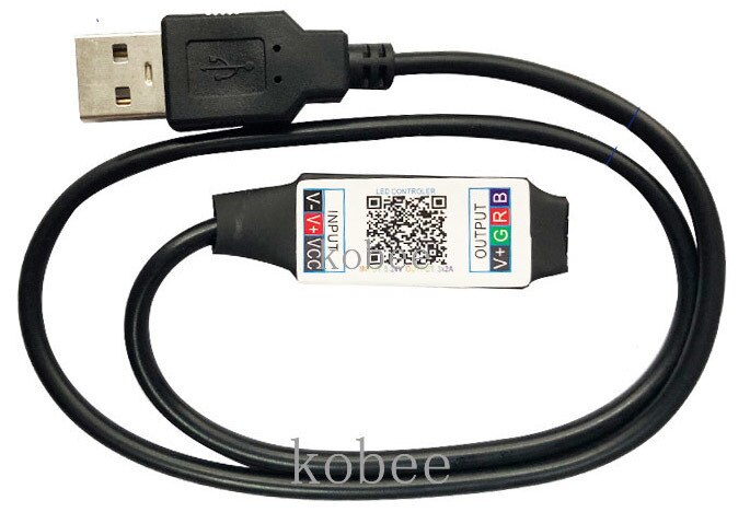 Mini USB RGB Bluetooth Controller DC5V 12V 24V Music Bluetooth LED Controller Light Strip Controller For 5050 2835 RGB LED Strip