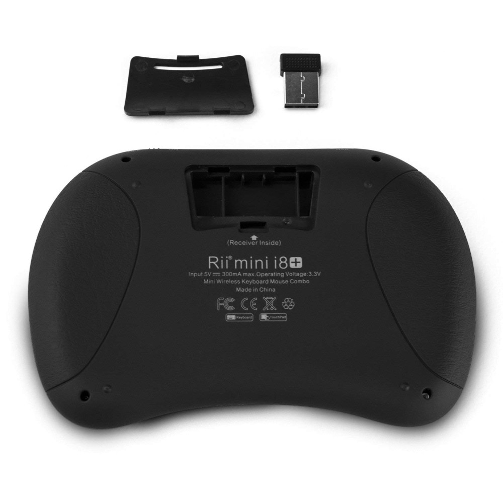 Rii i8 + Russische Bluetooth kabellos Mini Tastatur Lithium-batterie hintergrundbeleuchtung Luft Maus Fernbedienung Touchpad Mini PC, TV Kasten