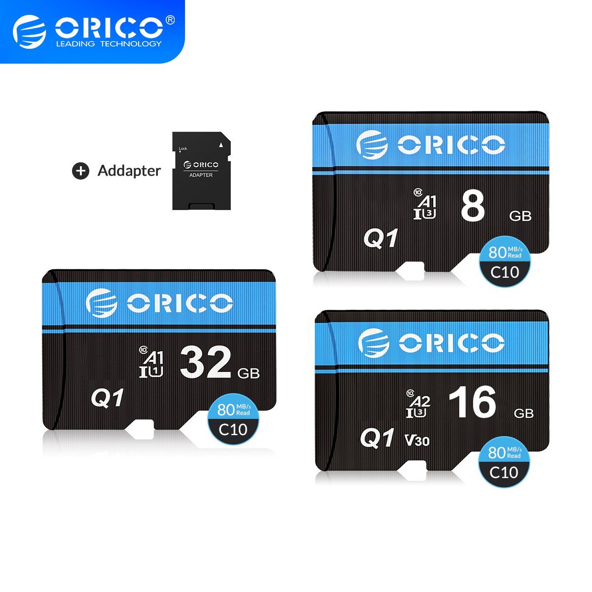 Orico Sd-kaart Geheugenkaart 8Gb 16Gb 32Gb 80 Mb/s Mini Tf Card Geheugenkaart Class10 Flash card Memory 32Gb Tf Kaart Voor Drone