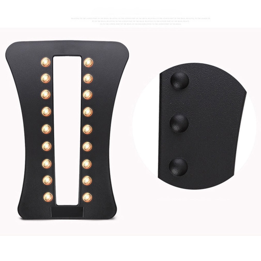 Spine Pain Relief Lumbar Traction Stretching Device Waist Spine Relax Back Massage Board Prevention Lumbar Disc