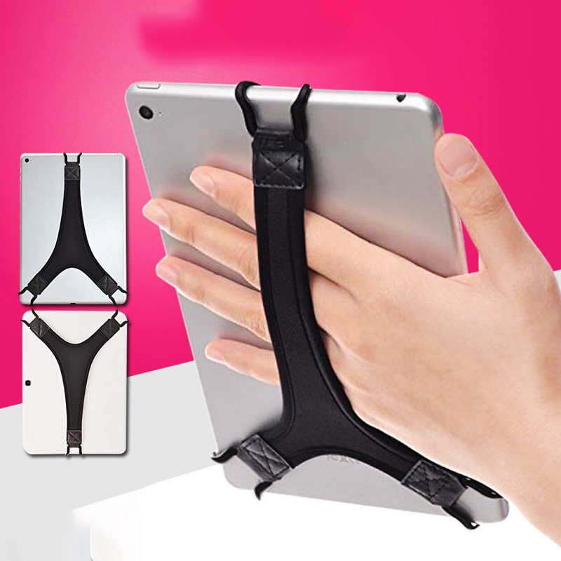 Portable Tablet Handed Grip Strap Tablet One-hand Operation Strap Triangle Fixed Flat Strap For iPad 2/3/4 Air Pro Mini