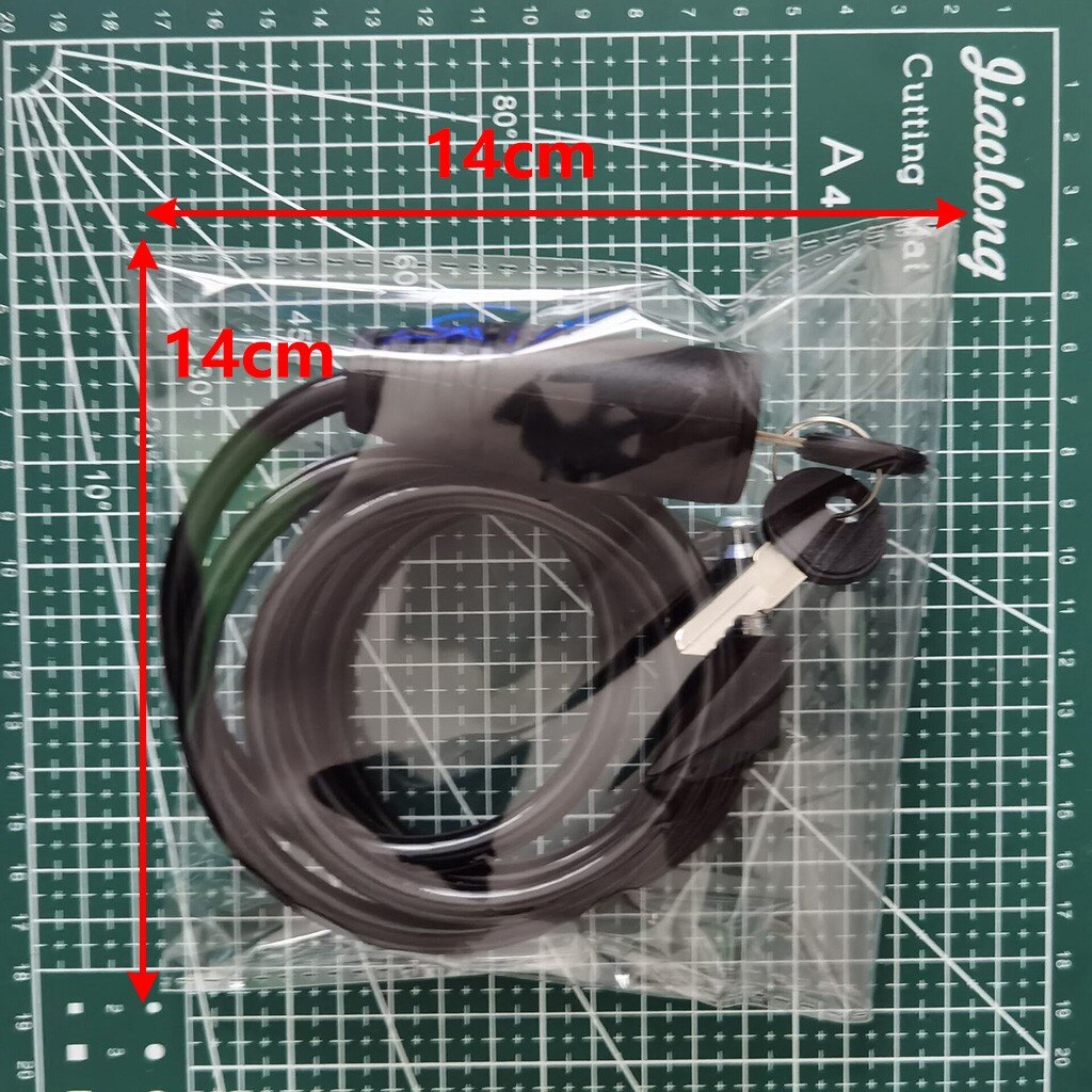 Seguridad de ciclismo Cable clave combinación Hamlet bicicleta de la bici de bloqueo de seguridad equipo de bicicleta MTB Anti-robo de cerradura de cadena