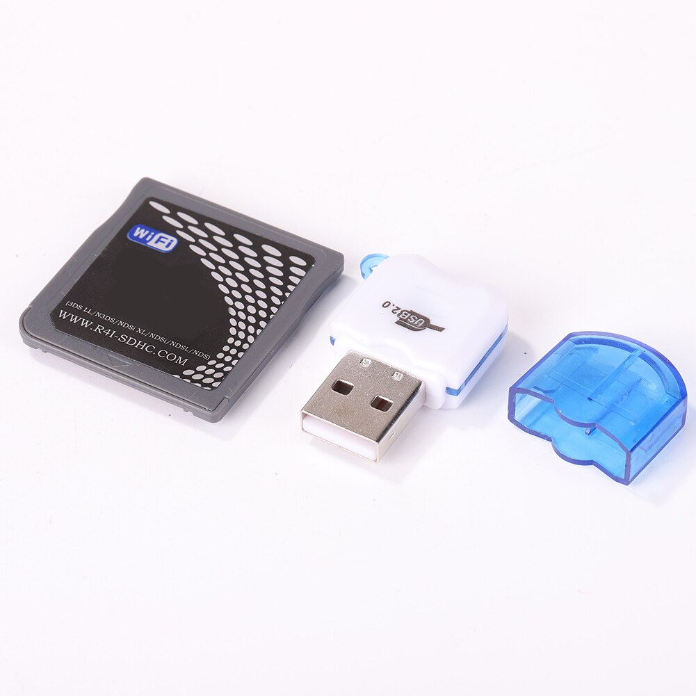R4I RTS karta robić nagrywania kart pamięci w/karta pamięci TF czytnik robić konsoli gier NDS 3DS zestaw USB 2.0 przenośna karta pamięci