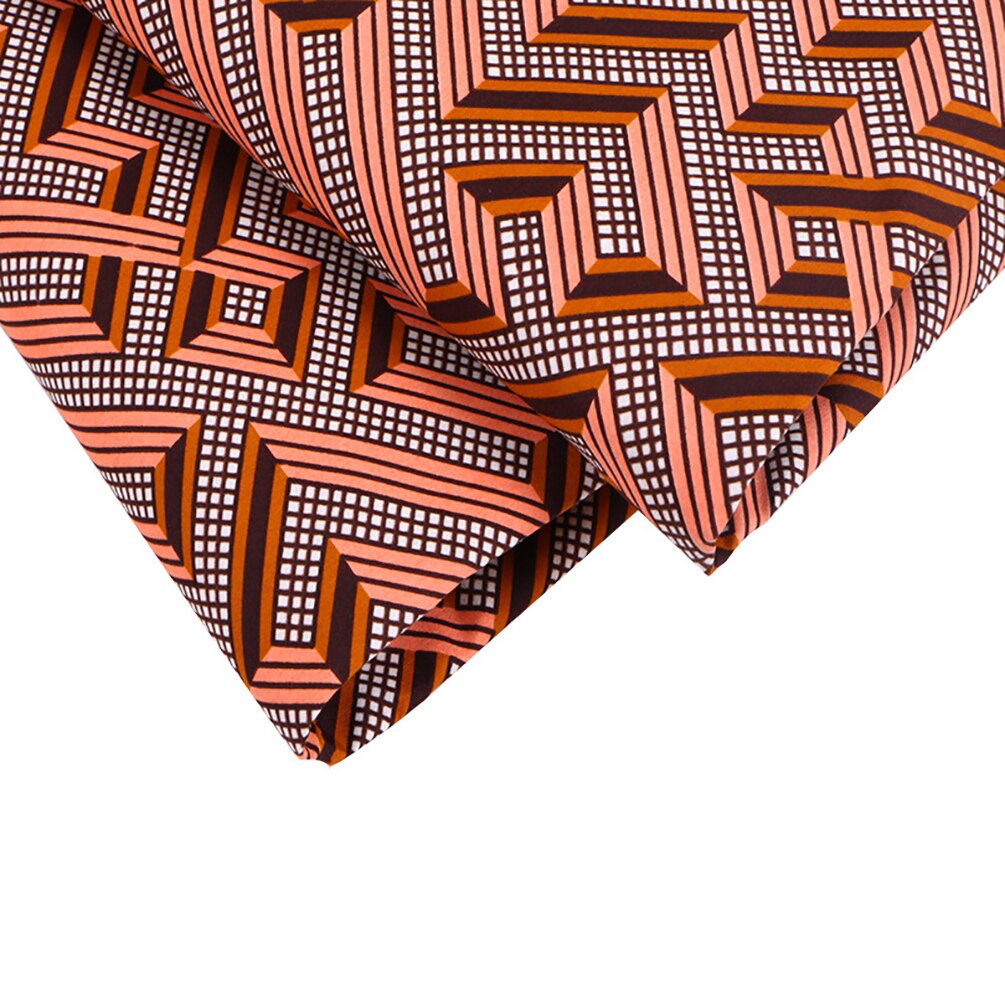 1 Yard Ankara African Wax Fabric 100% Polyester Printed African Batik Fabric for DIY Dress Material