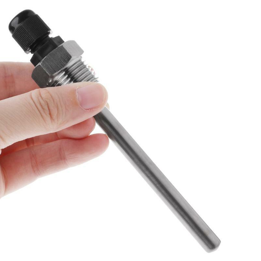 Pozzetto termometrico da 30-200 mm in acciaio inossidabile 304 con filettatura 1/2 G OD6mm Tasca per manicotto ad immersione per sensore di temperatura