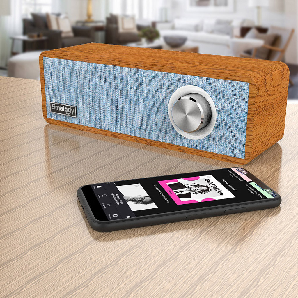 Portable Sound System 3D Stereo Bluetooth Speaker Wooden Wireless Speakers Mini Subwoofer Z728