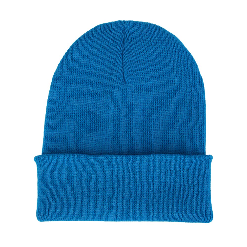 Wollen muts herfst winter unisex wollen muts zachte gebreide muts schedel mutsen warme effen kleur skimuts