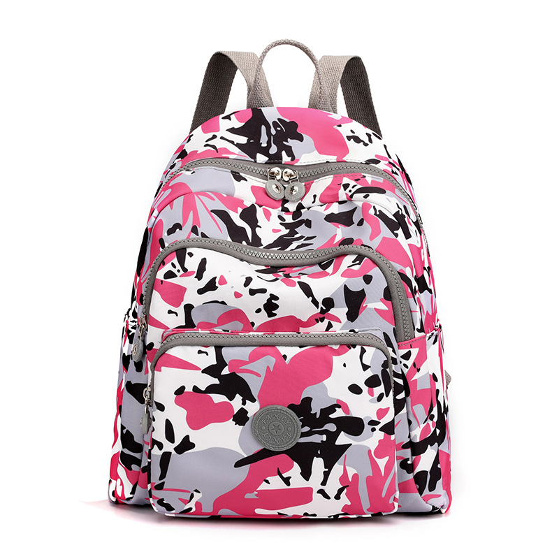 Travel Nylon Women Backpack Casual Waterproof Youth Lady School Bag Female Daypack Women's Shoulder Bags Rucksack Mochilas: green