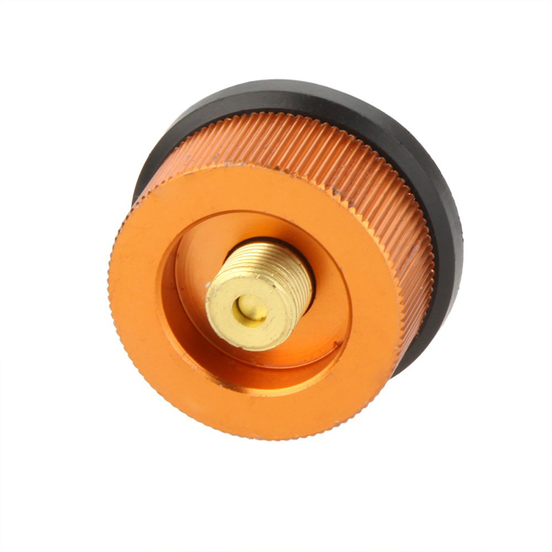 Outdoor Camping Hiking Stove Burner Adaptor Split Type Furnace Converter Connector Auto-off Gas Cartridge Tank cylinder Adapter