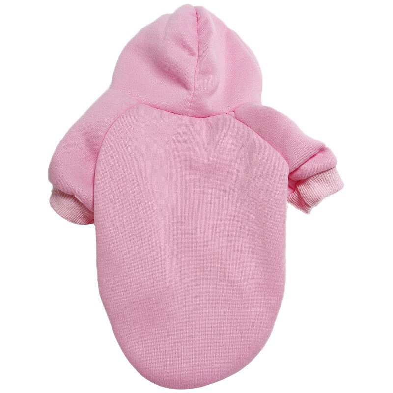 chien sweats à capuche vêtements pour animaux de compagnie pour petits chiens chiot manteau vestes sweat pour Chihuahua chien chat Costume coton tenues pour animaux de compagnie: Rose / M