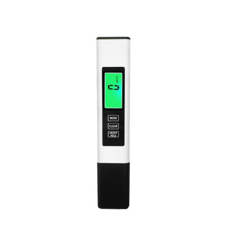 Ph Tester Digitale Ppm Digitale Water Tester Pen Soort Ph Meter Uitlezing Nauwkeurigheid 3-In-1 Ph En tds Ec Temperatuur Meter: TDS White