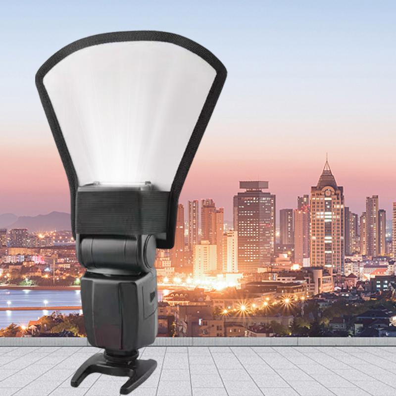 Foto Reflektor externe Taschenlampe Diffusor für Kameras Kamera Zubehör faltbare Kamera Objektiv Diffusor für Porträts Studio