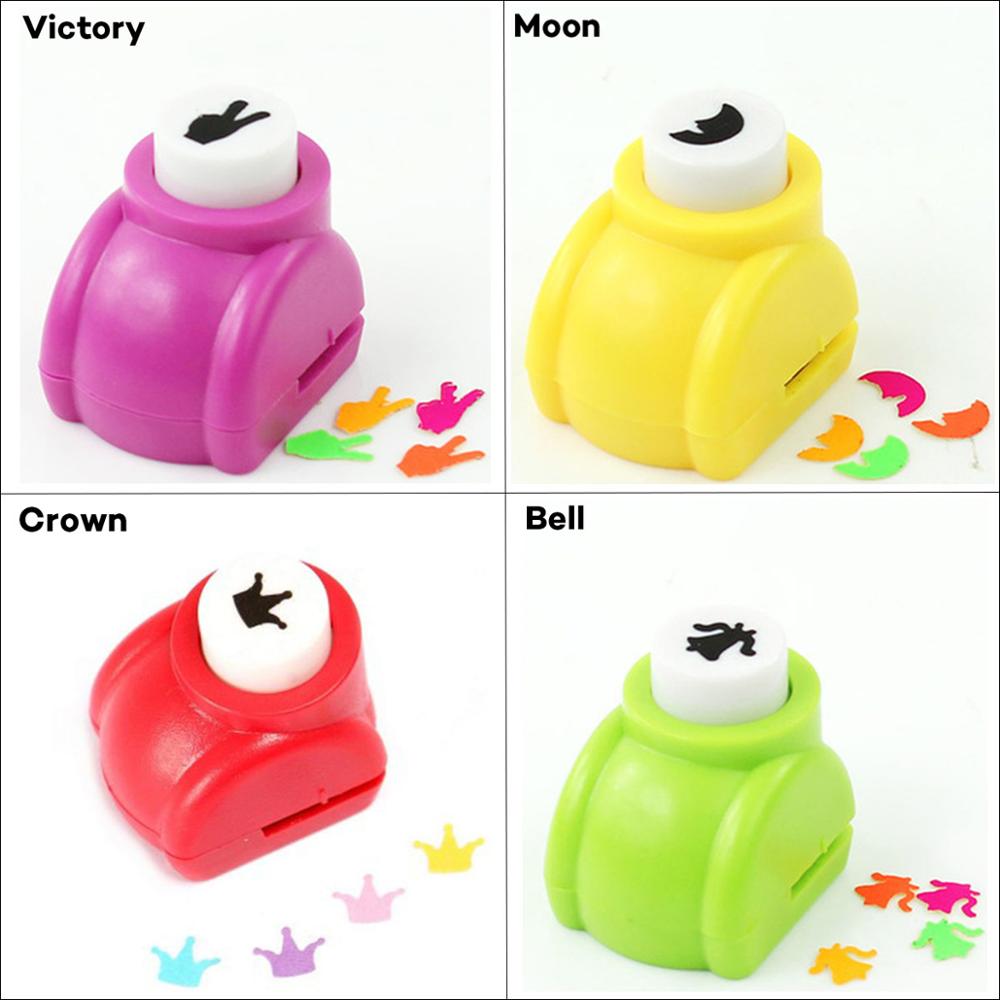 4 stk mini diy craft punch til scrapbooking punch håndlavet klippekort hulmaskine til diy-kort papir hul cl -1203: Sæt 11