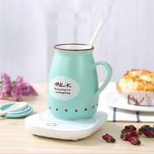 Schreibtisch Tasse Wärmer Kaffee/Tee Tasse Heizung 220V Becher Wärmer Getränke Becher Heizung Fach Pad Milch Tee Kaffee becher Heißer Getränke Heizung Tasse