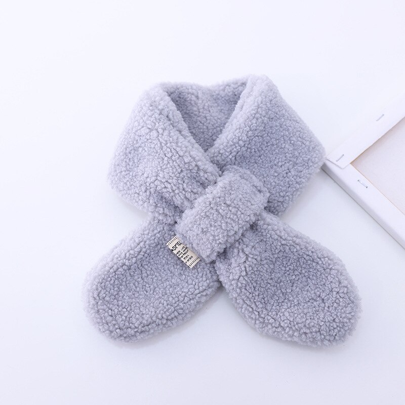 Girl's hat autumn winter ear cap children's scarf hat set foreign style baby lamb cashmere love tie up hat kids hats: 13