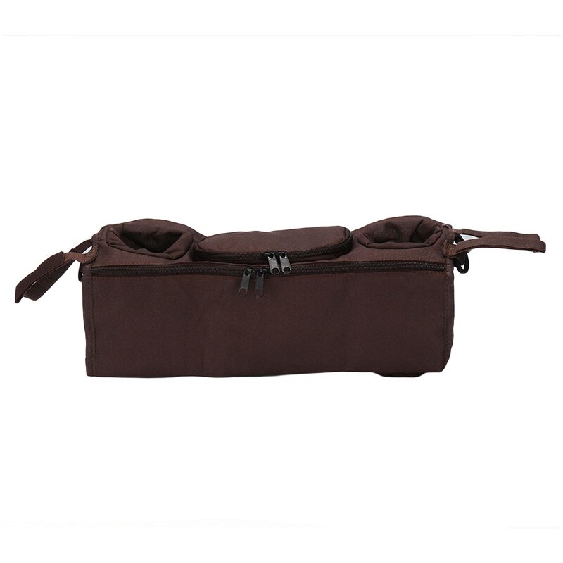 Cochecito de bebé organizador refrigerador y bolsas térmicas para mamá cochecito colgante cochecito carrito botella bolsos accesorios de cochecitos: Coffee