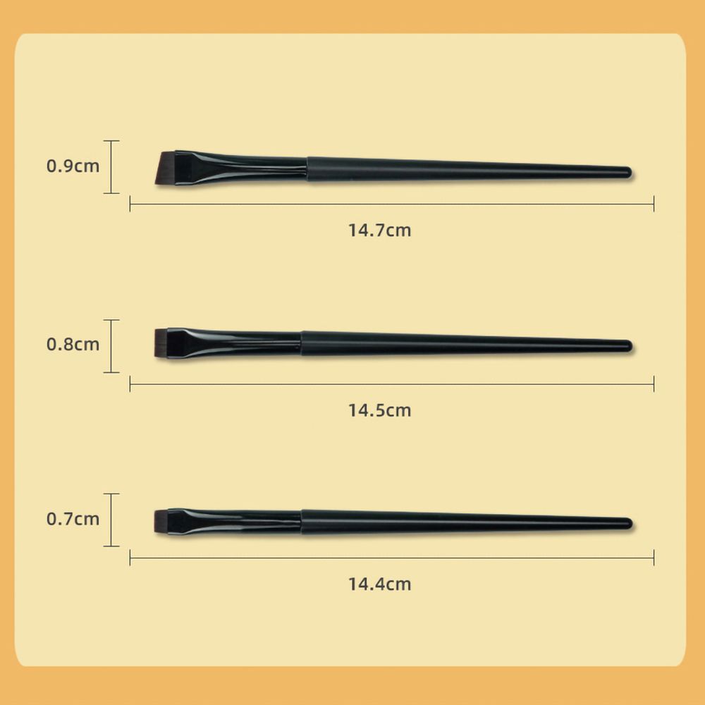 Kosmetik Pinsel machen-hoch Werkzeug Anfänger abgewinkelt feine Eyeliner Pinsel flache Augenbrauen Pinsel Liner Augenbrauen Pinsel Klinge machen-hoch Pinsel