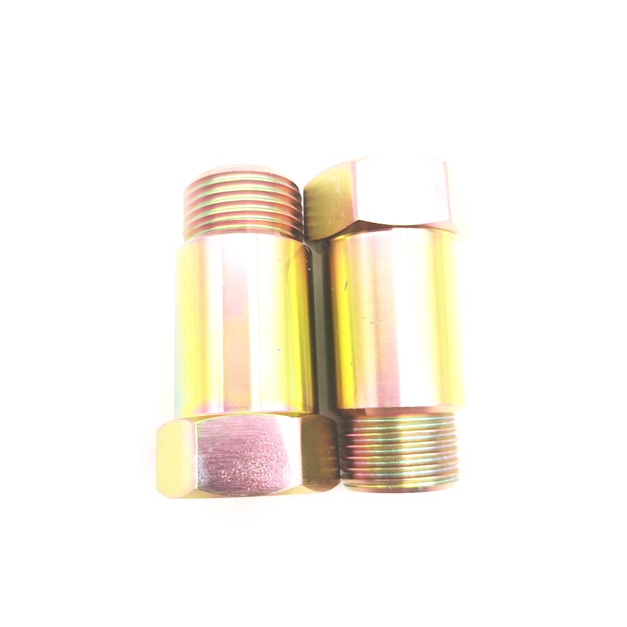 Universal M18 X 1.5 Straight 45mm O2 Oxygen Sensor Extension Spacer extender 2 pcs